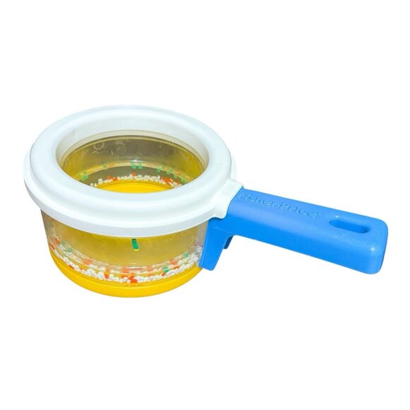 Vintage Fisher Price 1987 Fun With Food Simmering Soup Pot Alphabet Soup - Picture 5 of 12